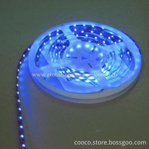 Flexible LED Strip with 7.7W Power, 12V DC Working Voltage, Available in Blue Color